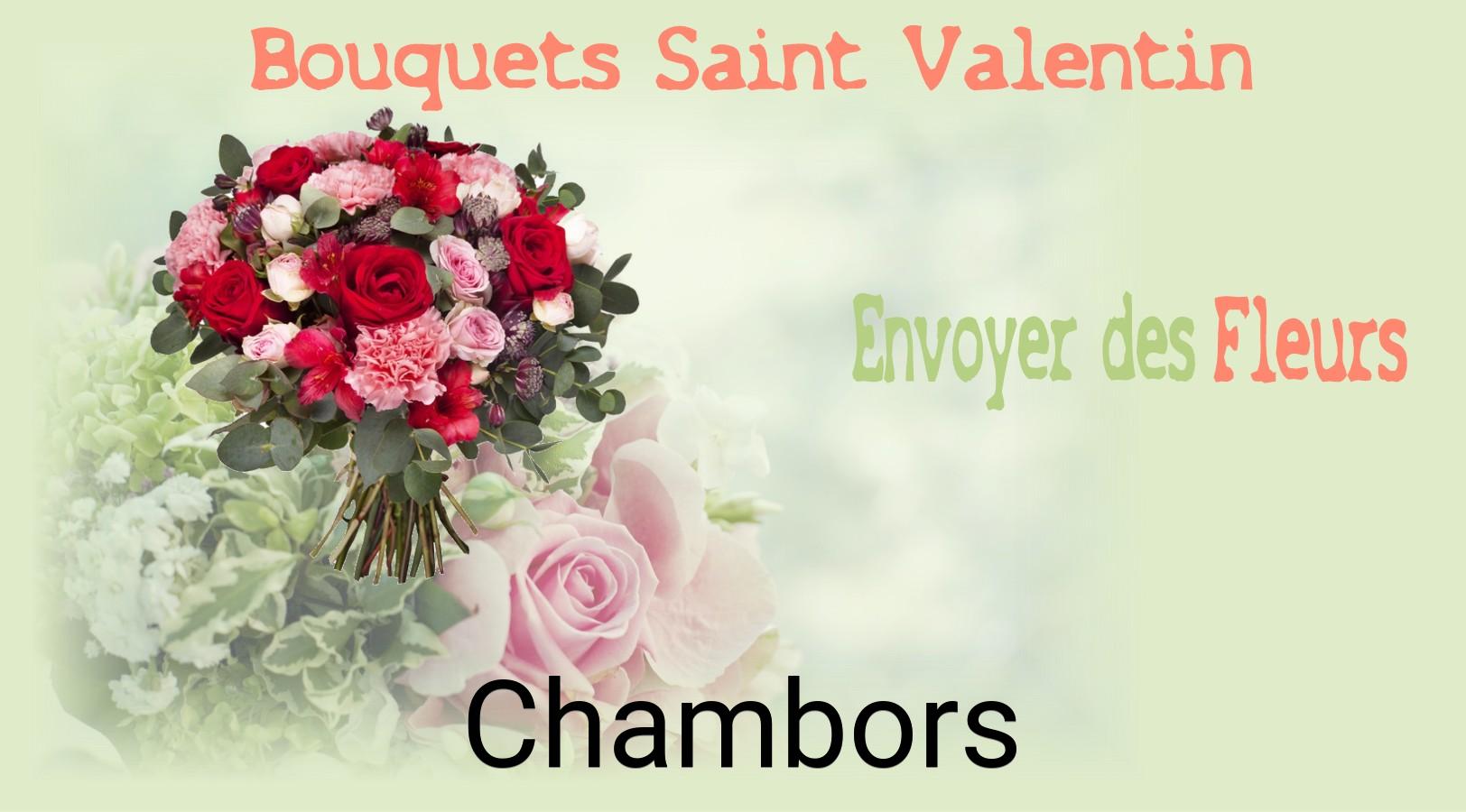 Roses de Saint-Valentin livrées à Chambors